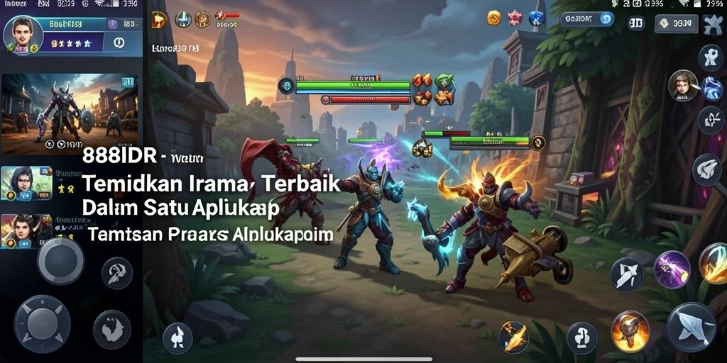 Tampilan gameplay 888IDR yang seru dan interaktif.