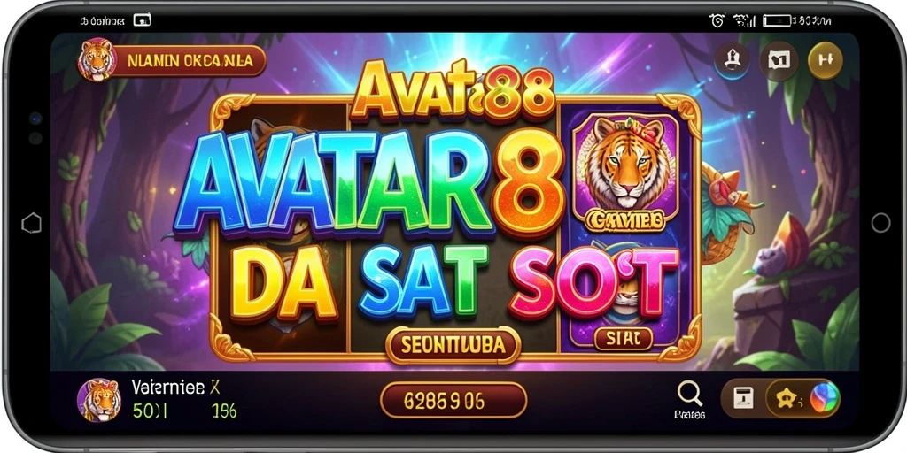 Tampilan gameplay yang menarik dari AVATAR808 dengan fitur Slot.