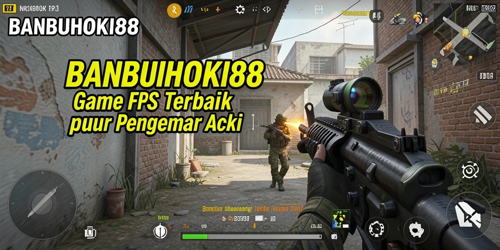 Tangkapan layar menunjukkan momen seru dalam gameplay FPS.