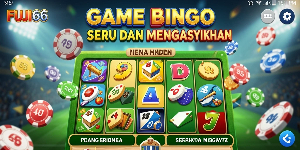 Tampilan gameplay Bingo yang seru di FUJI66.