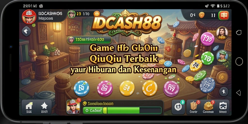 Gambaran gameplay seru dari QiuQiu di IDCASH88.