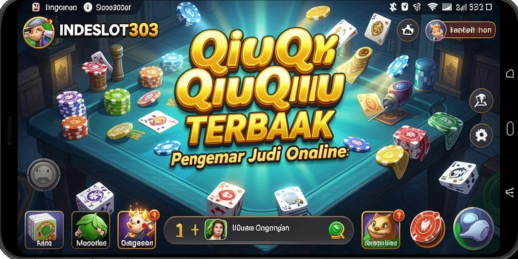 Tampilan gameplay QiuQiu yang menarik dan interaktif.