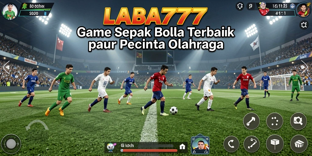 Tampilan gameplay seru dalam LABA777 dengan aksi sepak bola yang mendebarkan.