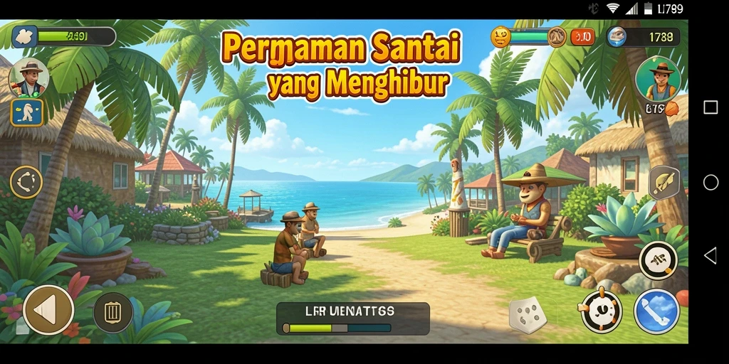 Tampilkan screenshot utama LI789 saat bermain dengan tantangan menyenangkan.