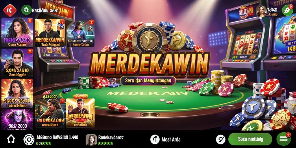 Tampilan gameplay menarik MERDEKAWIN yang penuh aksi.