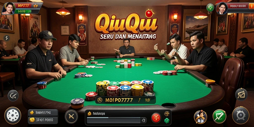Tampilan gameplay QiuQiu yang mengasyikkan di MPO777.