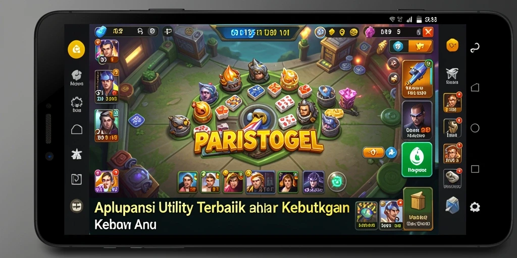 Tampilan antarmuka pengguna PARISTOGEL yang modern dan sederhana.