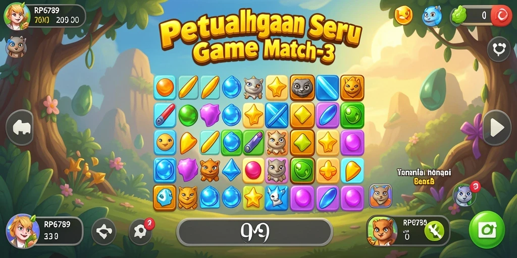 Tampilan gameplay RP6789 yang penuh warna dan seru.
