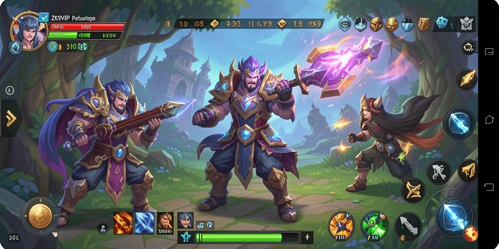 Tampilan permainan ARPG yang seru dan mendebarkan di ZK9VIP.
